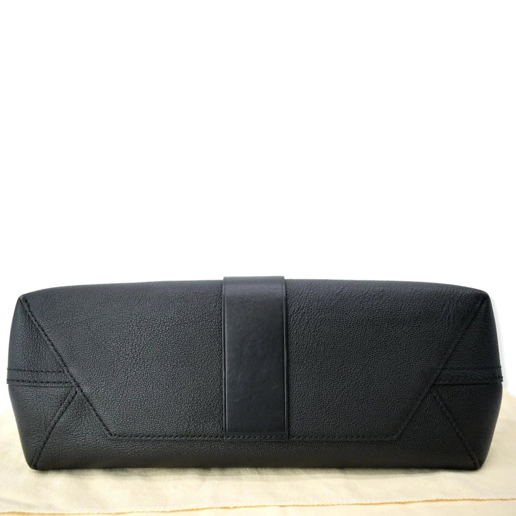 Pre-owned LOUIS VUITTON Very One Handle Monogram Leather Shoulder Bag Dark