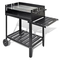 Andoer BBQ Stand Charcoal Barbecue 2 Wheels