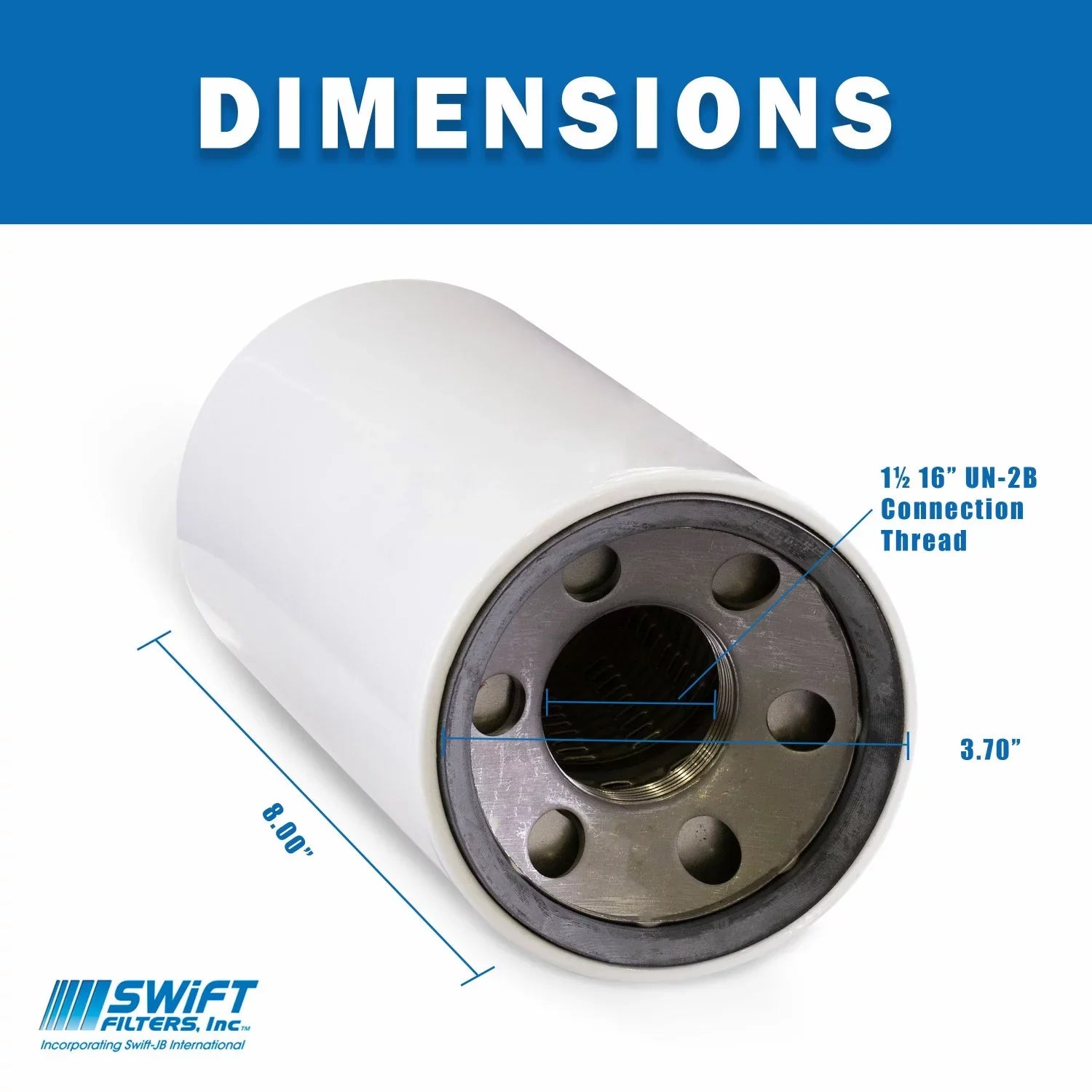Direct Interchange for FLEETGUARD HF6607 Spin-On Filter People Microglass Construction 6 Micron