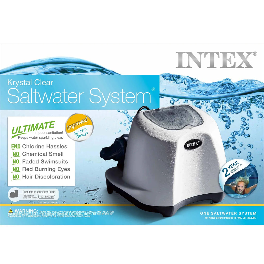 Intex Saltwater System for Pool with Intex Wall Mount Pool Surface Skimmer