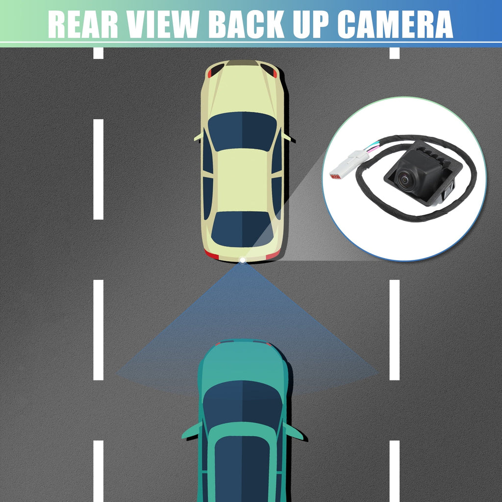 Unique Bargains Car Rear View Back Up Camera Rear Park Assist Reverse Camera for Chevrolet Malibu 2016-2023
