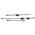 Pair Set of 2 Door Latch Cables Rear Driver & Passenger Side for E150 Van E250