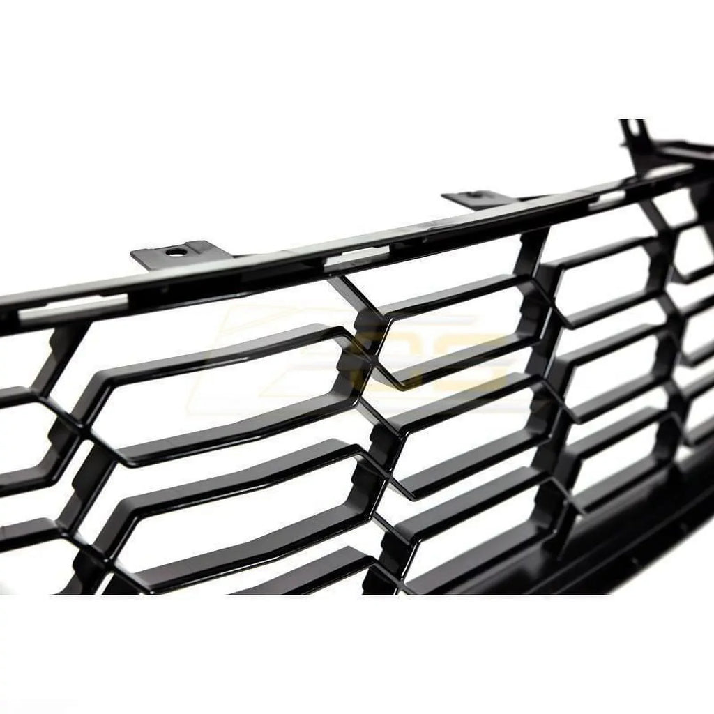 Extreme Online Store Individuals for 2014-2019 Chevrolet Corvette C7 All Models | GM Factory Z06 Style Painted Carbon Flash Metallic Front Bumper Lower Grille Cover (with Front Camera Bracket)