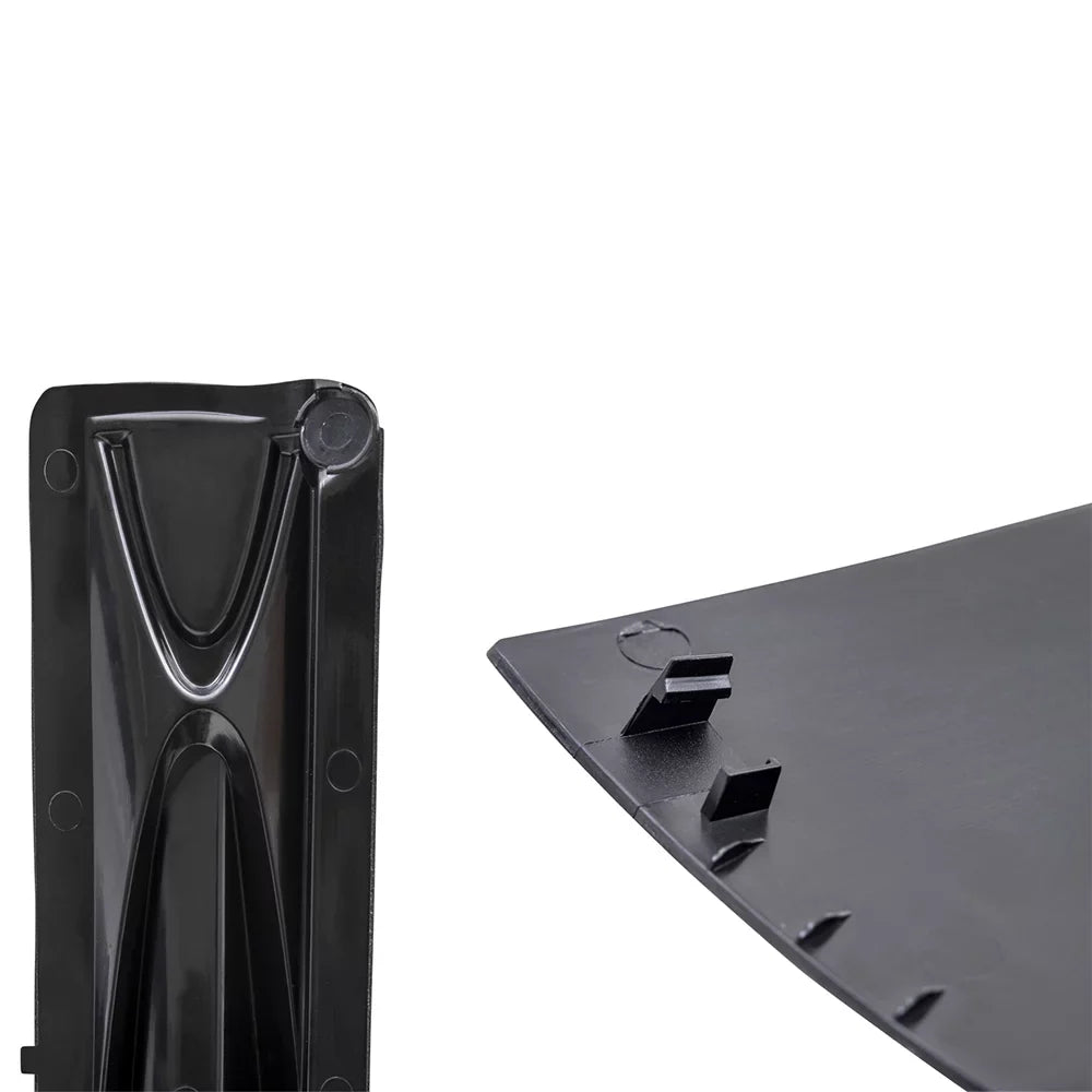 Brock Aftermarket Gentlemen Driver Left Door Mirror Cover Textured Ebony And Turn Signal Light Set Compatible With 2015-2021 RAM Promaster City Base/ST/Tradesman