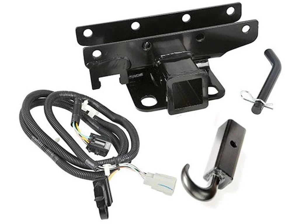 Rugged Ridge by RealTruck Trailer Hitch Kit for Wrangler JK | 2" Ball, Rated to Tow 2,000-Lbs | 11580.54 | Compatible with 2007-2018 Jeep Wrangler JK