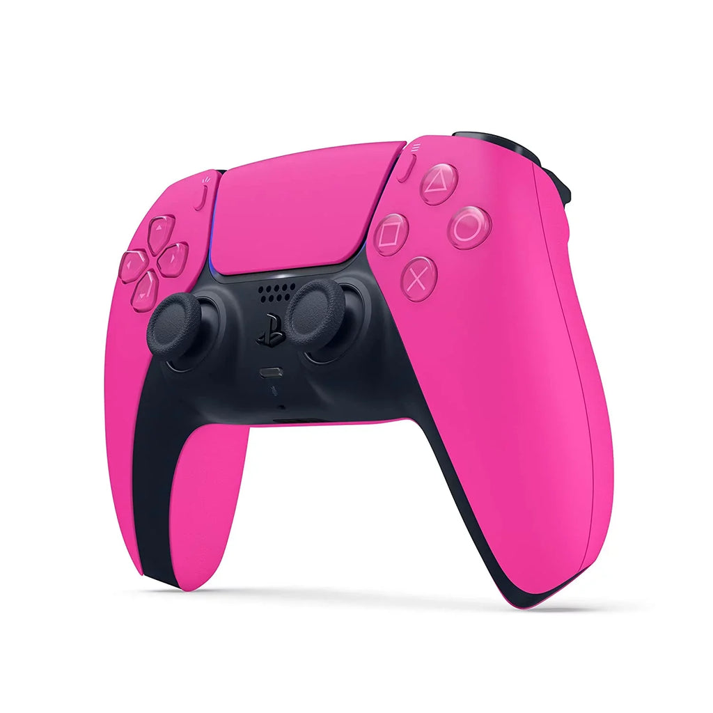 Sony Playstation 5 Disc (PS5 Disc) with Extra Pink Controller, Gran Turismo 7 Launch Edition and Ebony PULSE 3D Headset Bundle with Cleaning Cloth