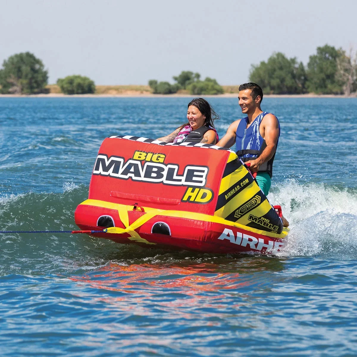 Airhead Airhead Big Mable HD, Red/Yellow, 2 Rider