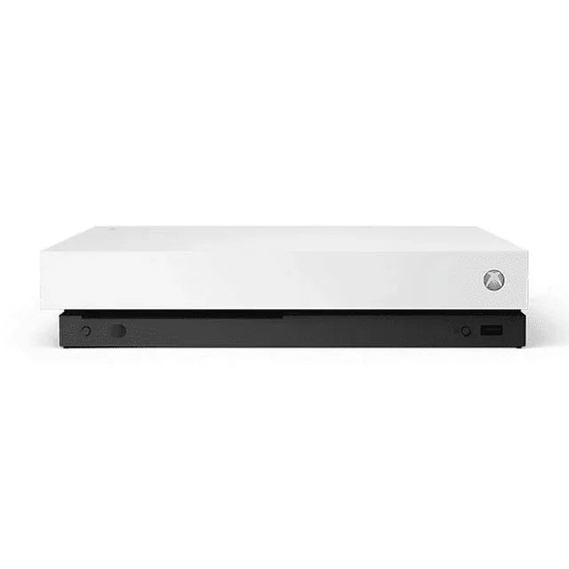 Microsoft Xbox One X 1TB, 4K Ultra HD White Console Only with HDMI Cable BOLT AXTION Bundle Used