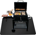 AXOMRFC 60*48inch Under Grill Mat for Outdoor Grill, Fireproof Mat for Outdoor Charcoal, Flat Top, Smokers, Gas Grills, BBQ Grill Mat for Deck Protector, Indoor Fireplace Mat Fire Pit Mat, Midnight