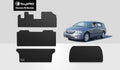ToughPRO - Full Set with Cargo Mats Compatible with HONDA Odyssey - All Weather Heavy Duty (Made in USA) - Midnight Rubber - 2003