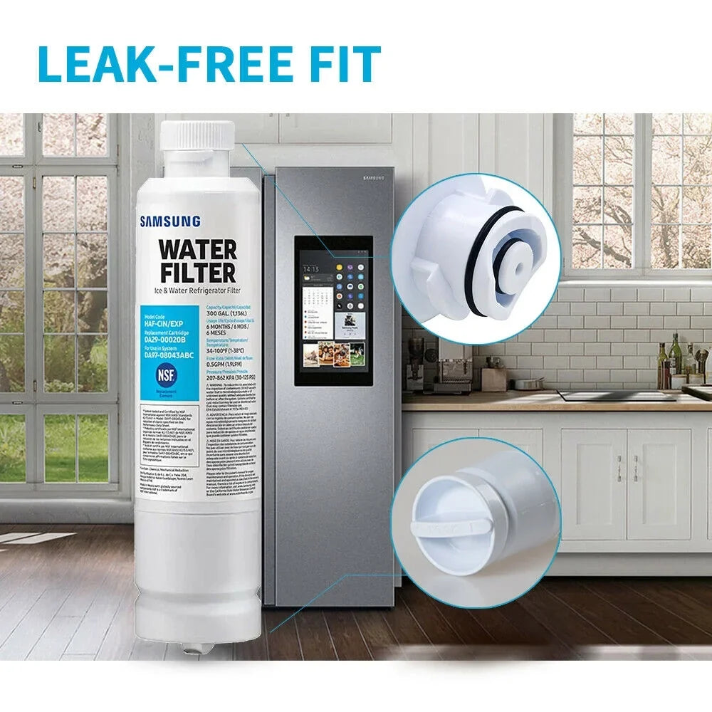 4PACK DA29-00020B HAF-CIN/EXP Refrigerator Water Filter Fit DA2900020 Water Filter Gentlemen FEAT4