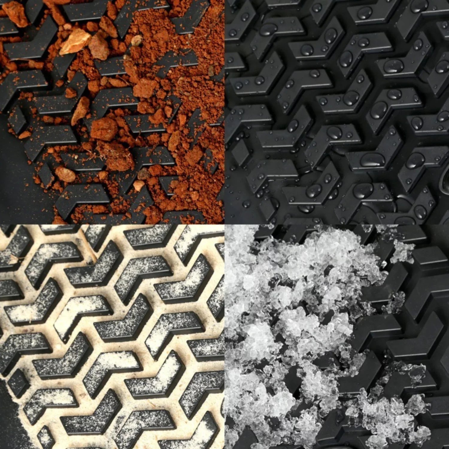 Rugged Ridge by RealTruck | Floor Liner, Front/Rear/Cargo | 12988.10 | Compatible with 1997-2006 Jeep Wrangler TJ/LJ