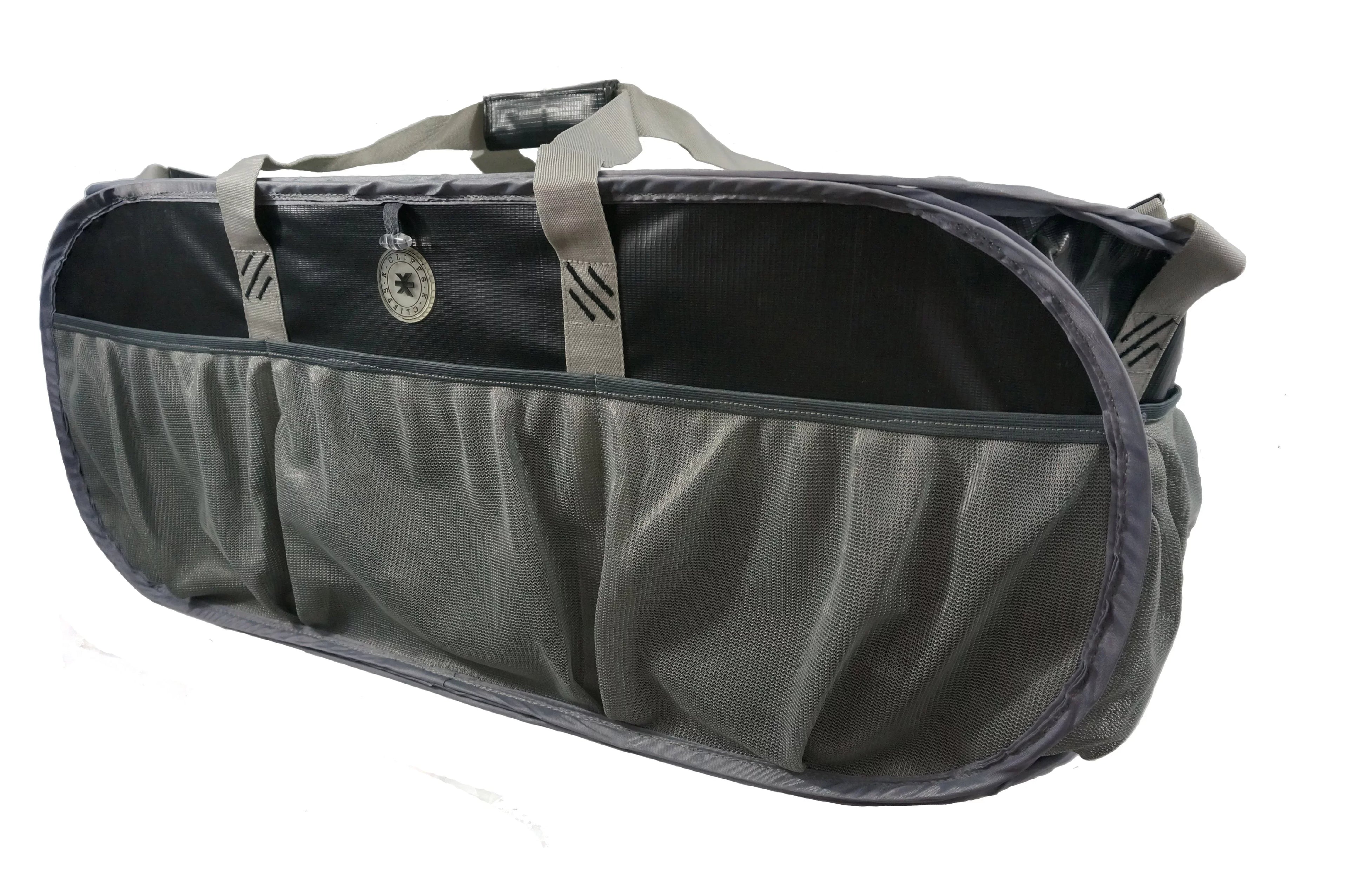K-Cliffs Heavy Duty Trunk Organizer, XL Large Pop-up Grocery Cargo Bag, Nylon, Dark