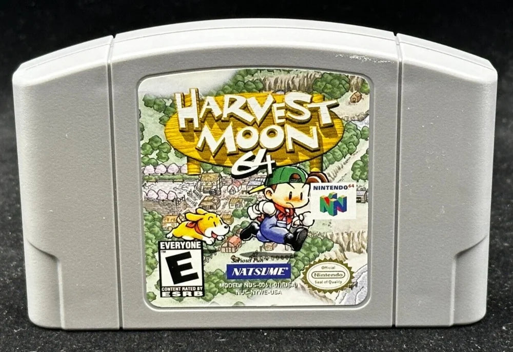Harvest Moon 64 Final Point 64 N64 Cassette Genuine Only NATSUME-