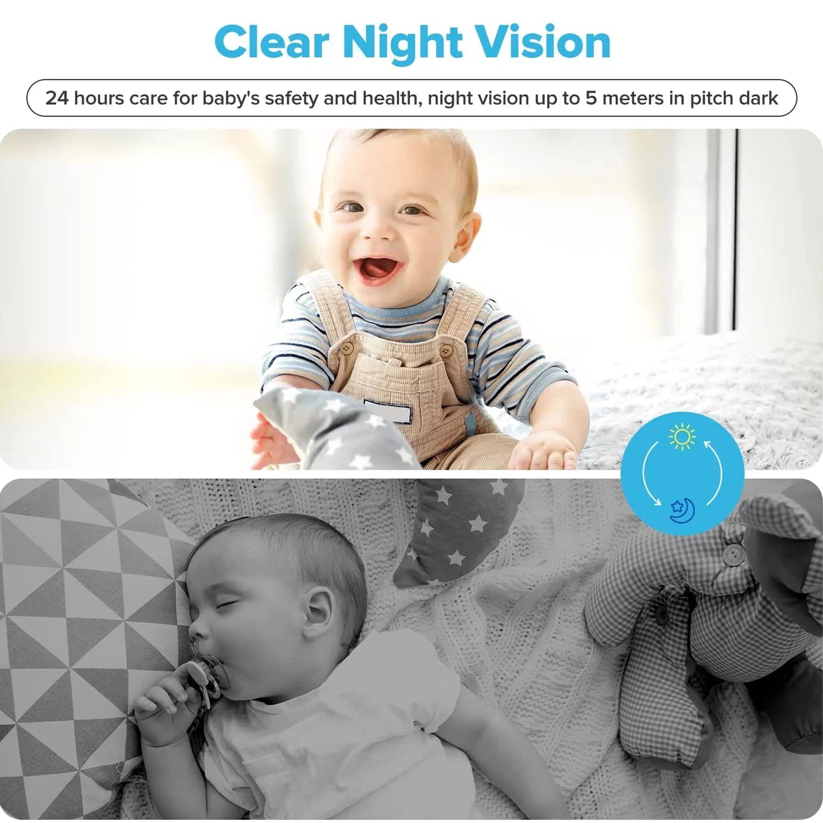 Night Vision Wireless Home Camera - 1080P HD, 2 Way Audio - Nozaya