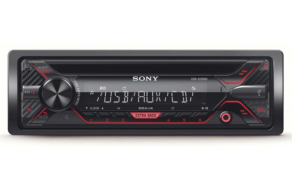 Sony CDX-G1200U 55Wx4ch max CD Receiver with USB and Aux Inputs & Zonoz Z Tool Bundle