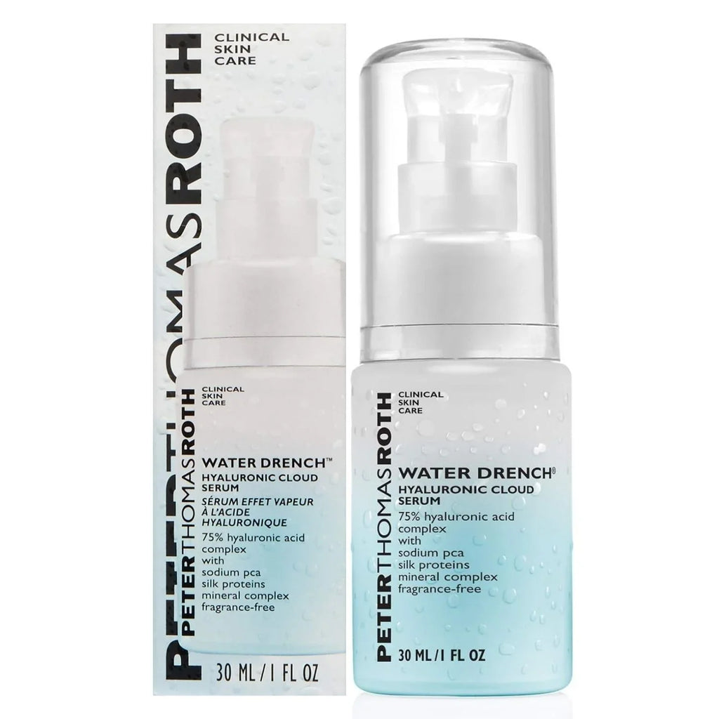 Peter Thomas Roth Water Drench Hyaluronic Anti Aging Cloud Serum for Dry and Oily Skin 1 oz