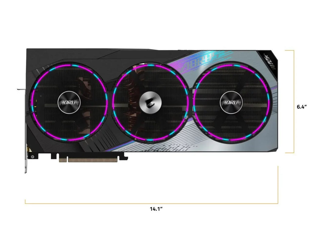 GIGABYTE AORUS GeForce RTX 4090 24GB GDDR6X PCI Express 4.0 x16 ATX Video Card GV-N4090AORUS M-24GD