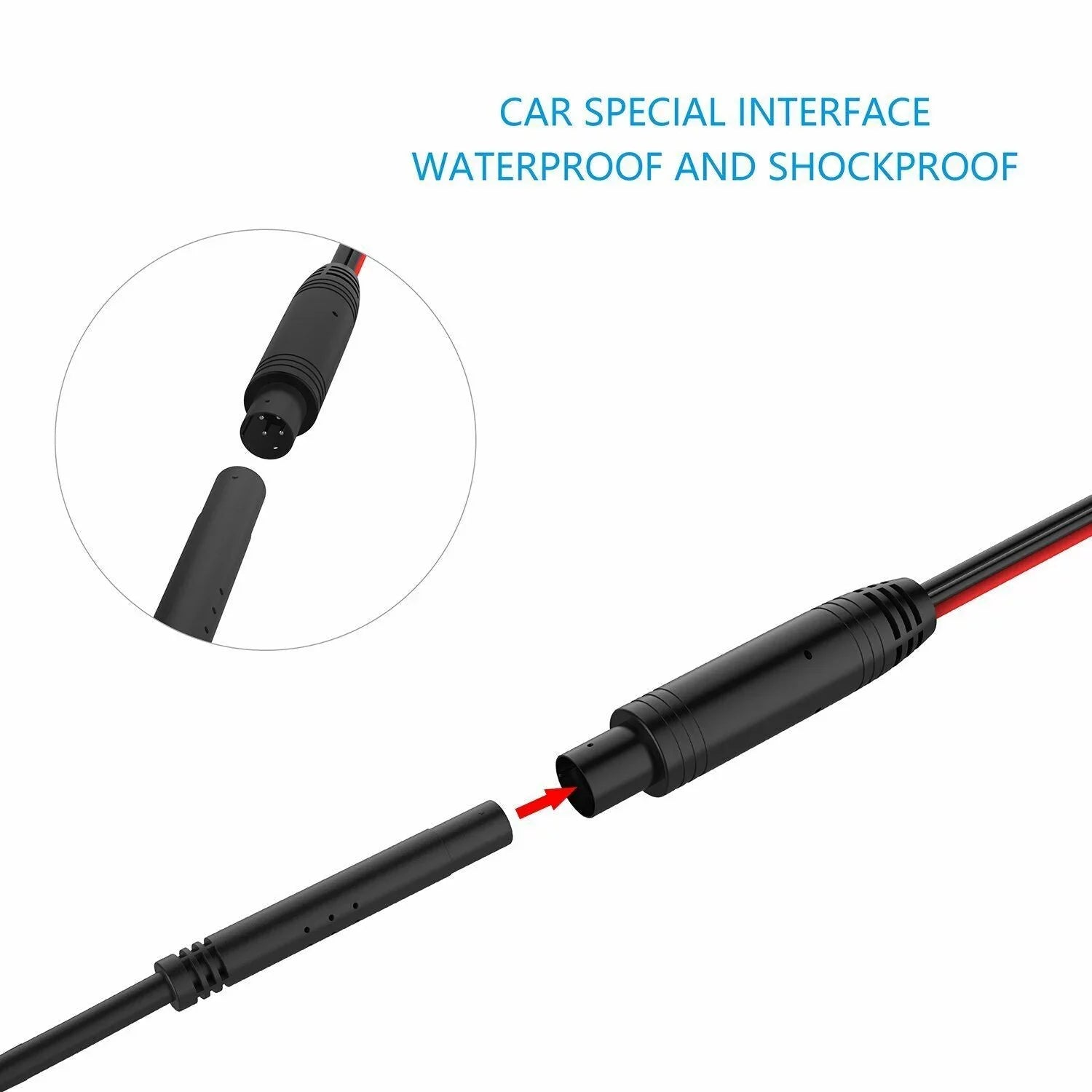 For Kenwood DNX571HD DNX-571HD Night Vision Color Rear View Camera - Chrome Frame