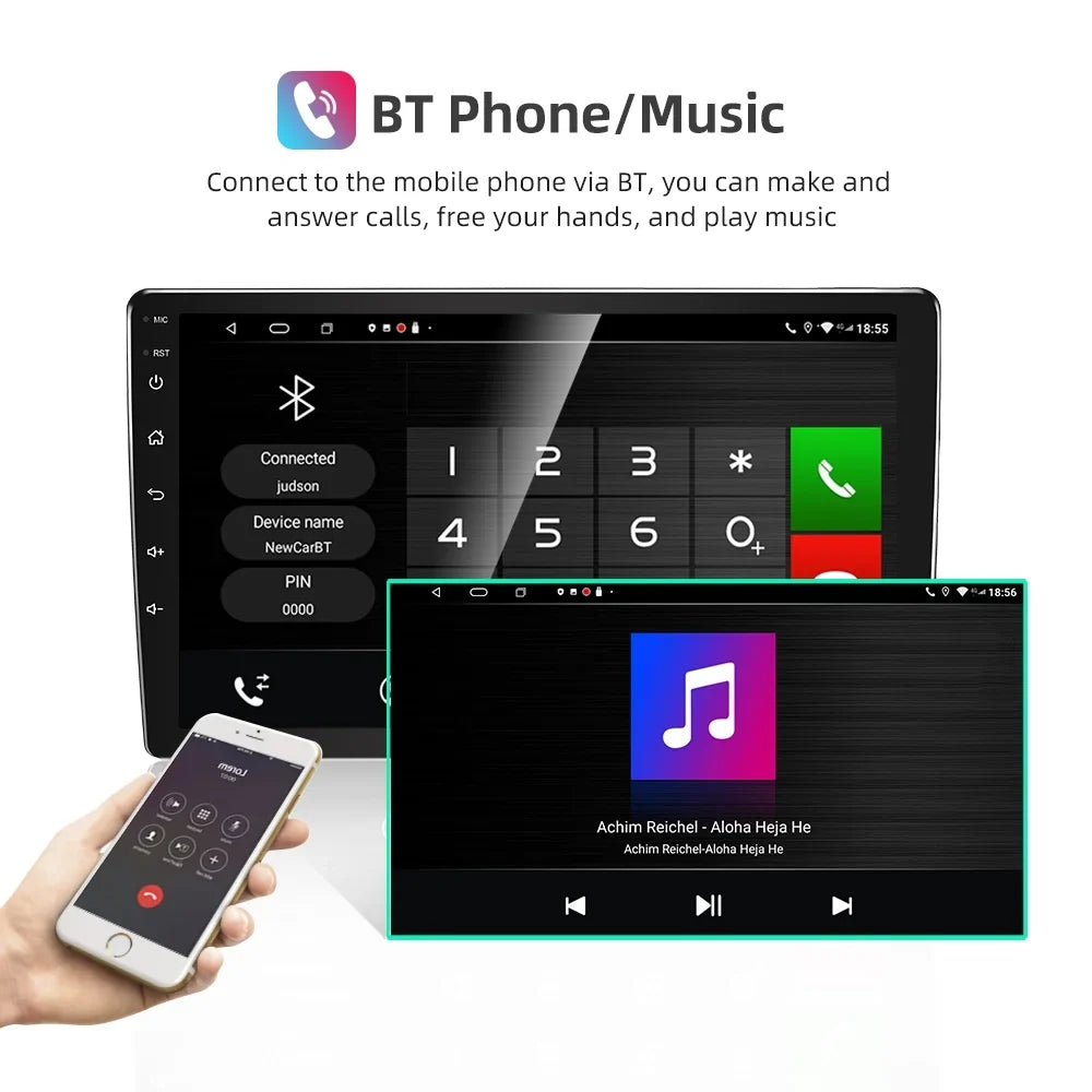 JMANCE 9 inch CarPlay & Android Auto Car Stereo Receiver, Car Radio Compatible with 2010-2013 Mazda 3 with backup camera