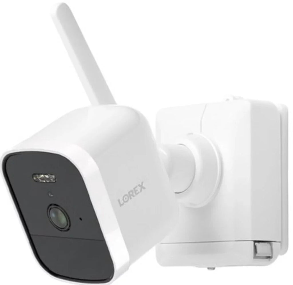 Lorex 4K NVR System with Four (4) Battery-Operated Cameras (White)