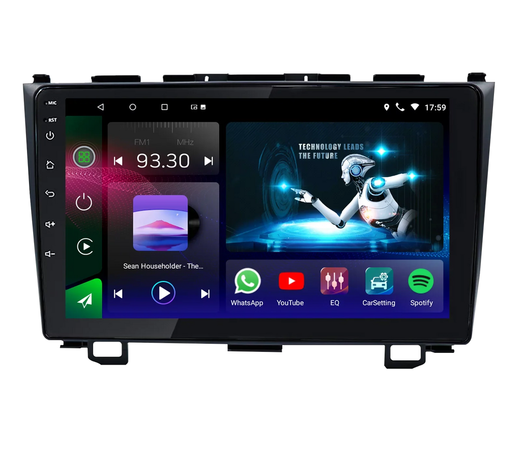 JMANCE Car Stereo for Honda CR-V 2007-2011 with Carplay & Android Auto 9 inch Touch Screen GPS Mutimedia Player