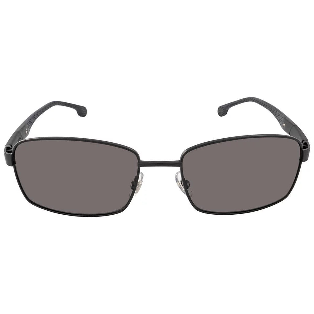 Carrera Individuals 8037/S Rectangular Sunglasses, Ebony Gray, 58mm, 18mm