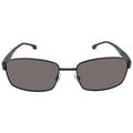 Carrera Individuals 8037/S Rectangular Sunglasses, Ebony Gray, 58mm, 18mm