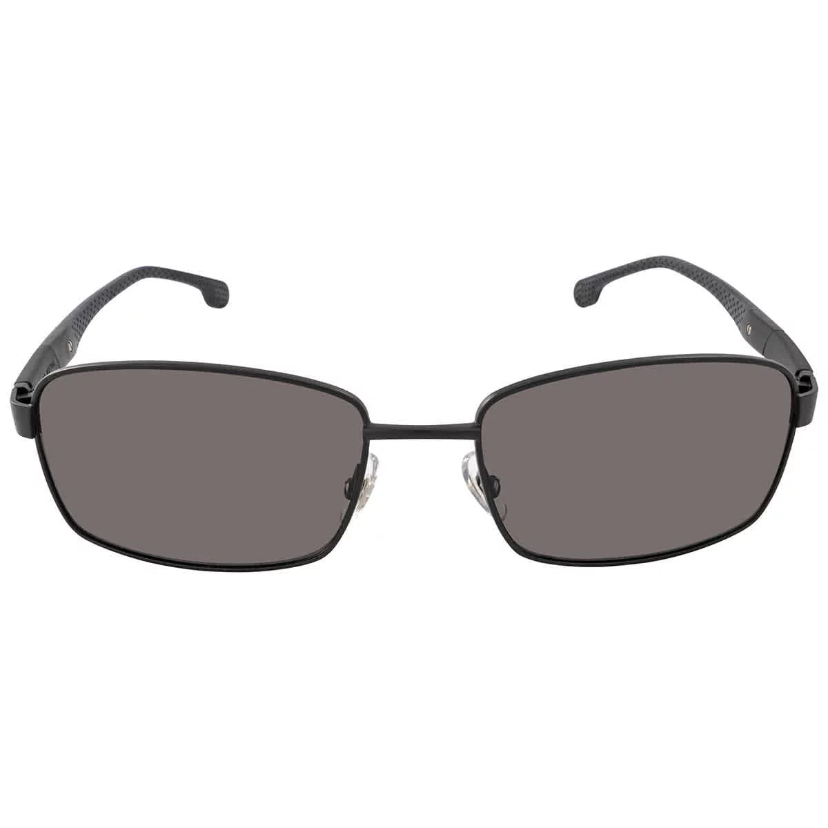Carrera Individuals 8037/S Rectangular Sunglasses, Ebony Gray, 58mm, 18mm
