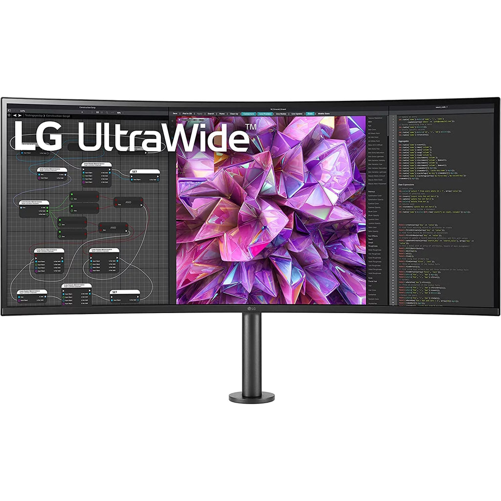 LG Ultrawide 38WQ88C-W 38" Class UW-QHD+ Curved Screen LCD Monitor, 21:9