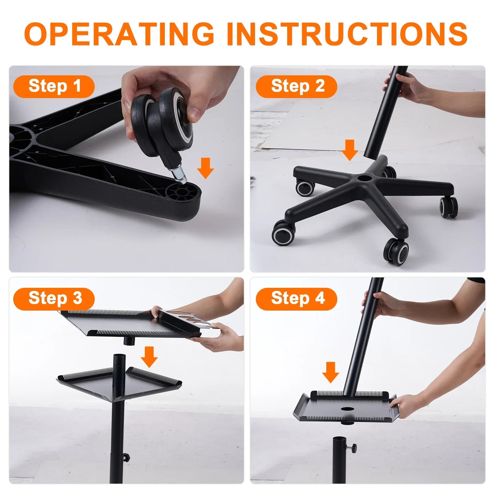 Bestauty Trolley,Station Hair Movable Cart Salons Stand Movable Salon Stand Hair Hair With 2 Adjustable Beauty Salon Clinic 2 Adjustable Salon On Wheels 2-tier Salon Cart Beauty Adjustable Salon Cart