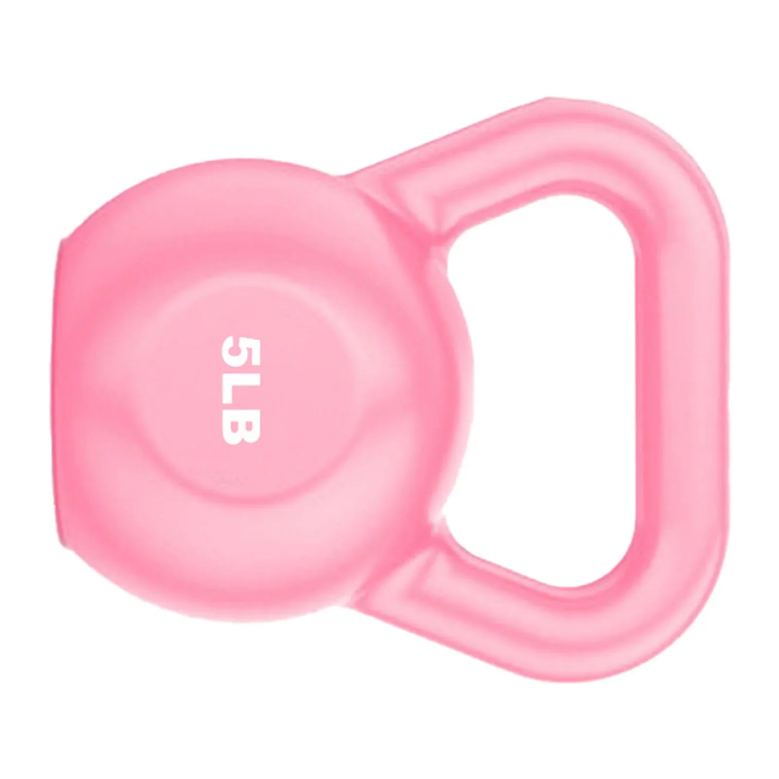 Buumin PE Kettlebell Weight for People Individuals for Exercises Strength Training Functional Fitness Plyometrics Pink 5LB