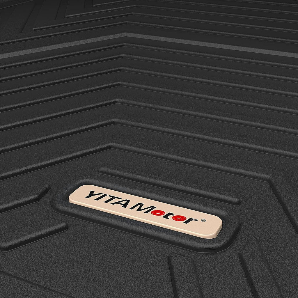 Ledkingdomus Floor Mats for 2020-2023 Tesla Model Y Rear Trunk Mat All Weather Dark