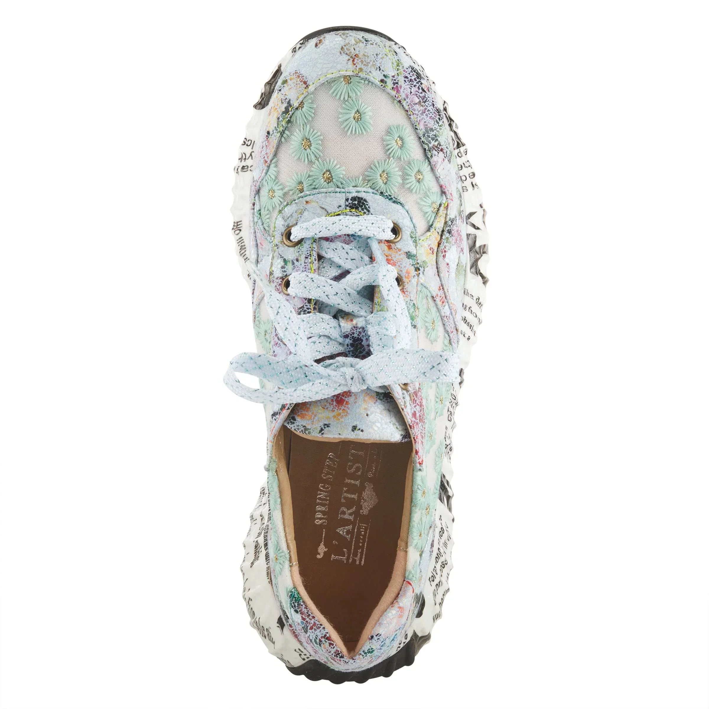 Spring Step L'Artiste People Daisymae Fashion Sneaker Blue Multi EU 42 / US 10.5-11