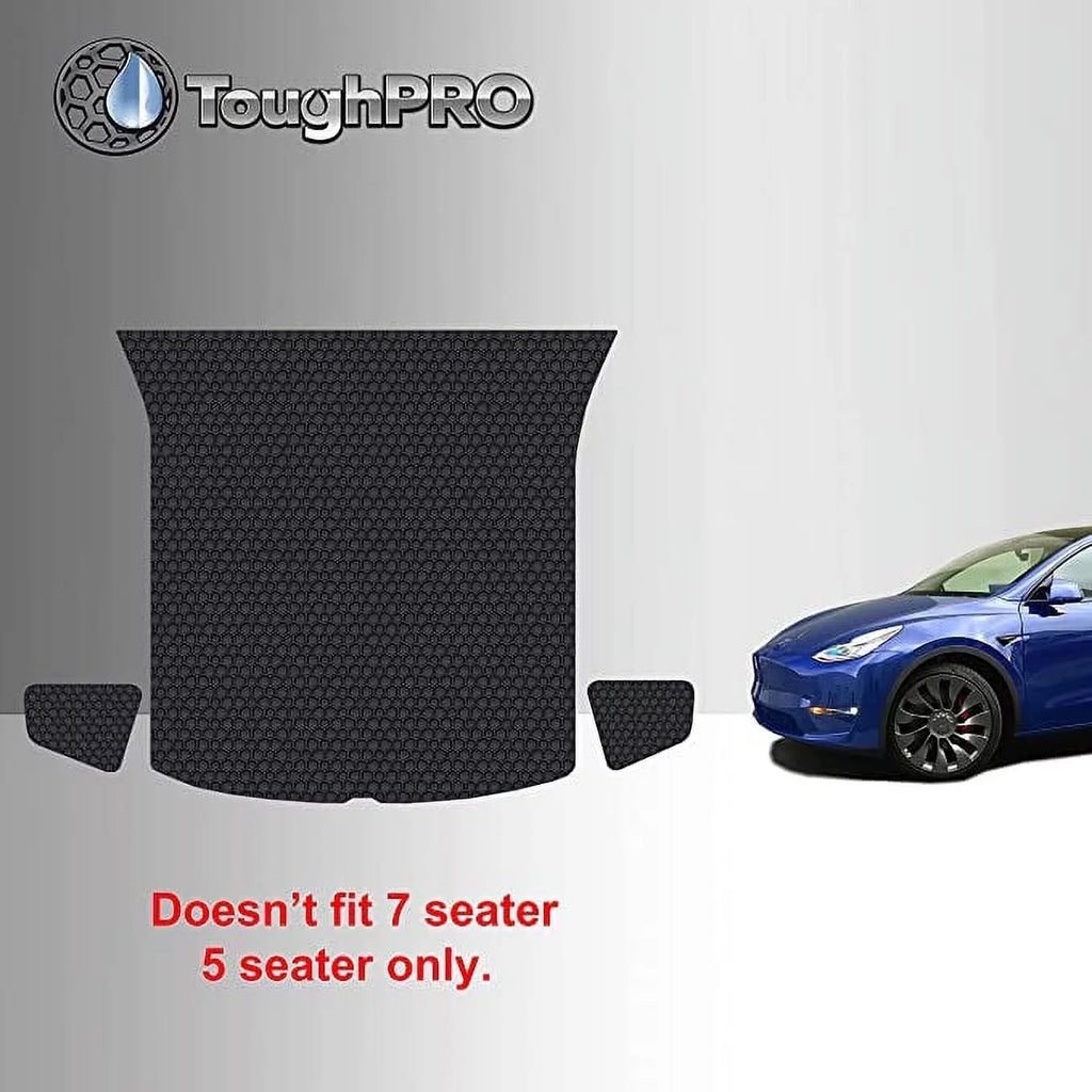 TOUGHPRO Cargo/Trunk Accessories with Wings Compatible with Tesla Model Y 5 Seater All Weather Heavy Duty Custom Fit 2022