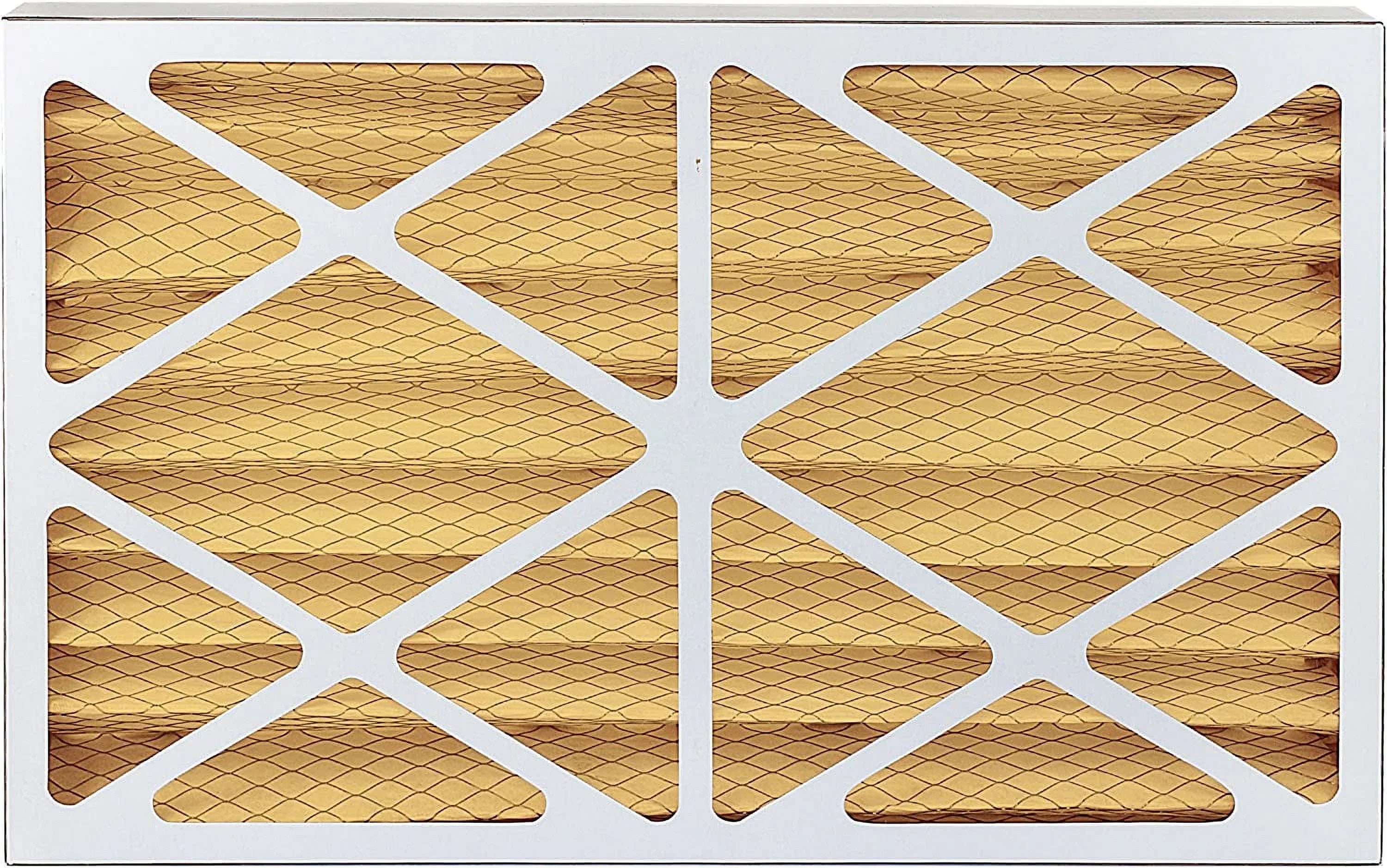 Filterbuy 16x25x4 MERV 11 Pleated HVAC AC Furnace Air Filters (5-Pack)