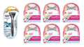 Schick Quattro Titanium 1 Razor with 2 Refill Blades and Wilkinson Quattro for Individuals Refill Blades, 18 count