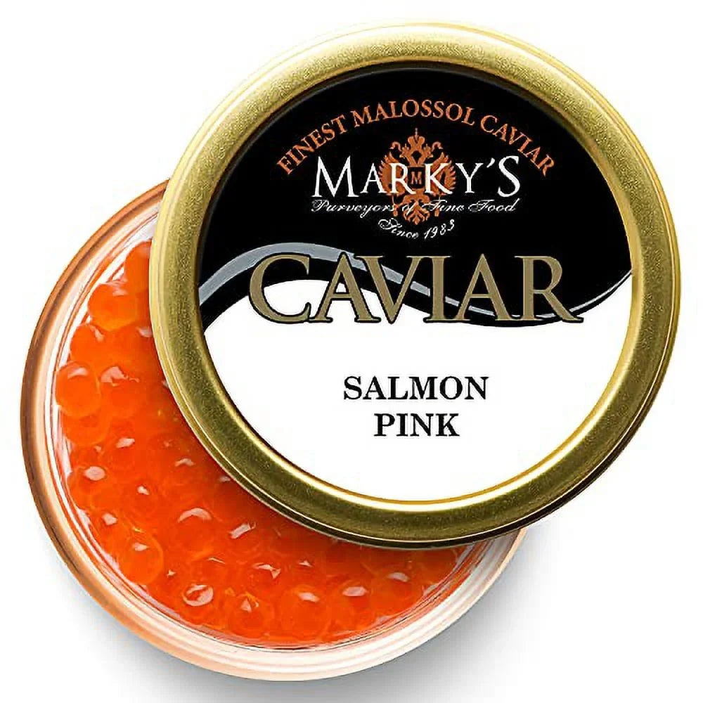 Salmon Roe Pink Caviar Wild Caught - 4 OZ / 114 G - GUARANTEED OVERNIGHT
