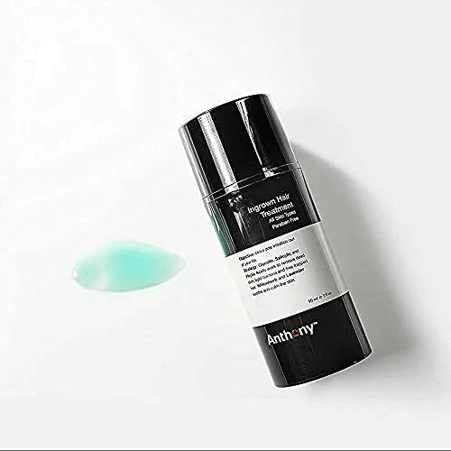 Anthony Ingrown Hair People for People (Pack of 2) – Gel Solution to Calm Down Razor Burn – Scar and Redness Eliminator, Bump Removal – 3 Fl. Oz