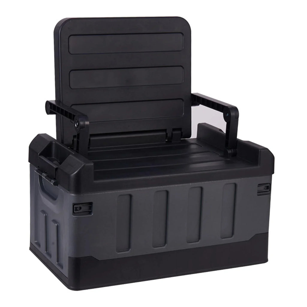 Car Trunk Organizer Portable Car Boot Storage Organiser for Cars SUV Cooking Dark