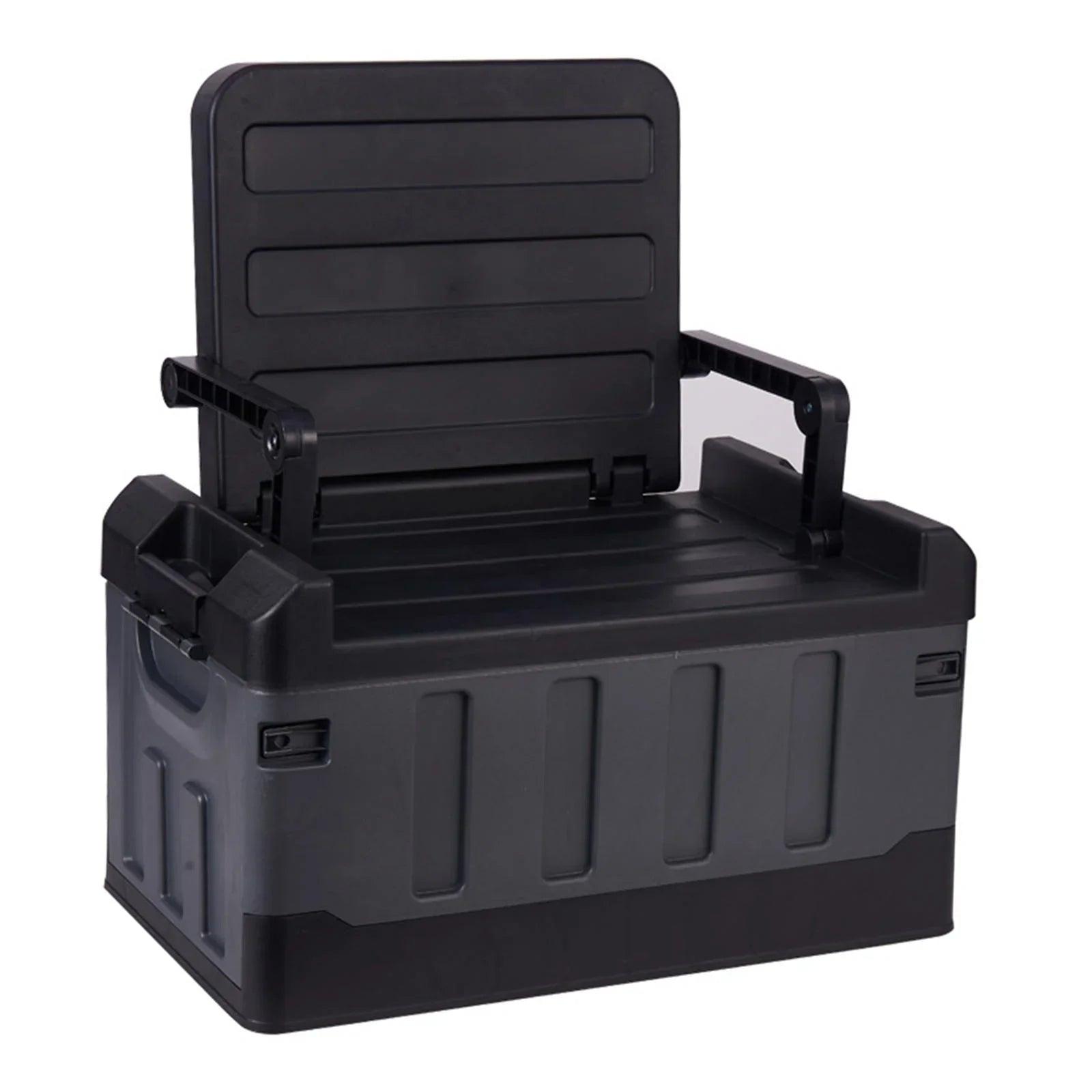 Car Trunk Organizer Portable Car Boot Storage Organiser for Cars SUV Cooking Dark