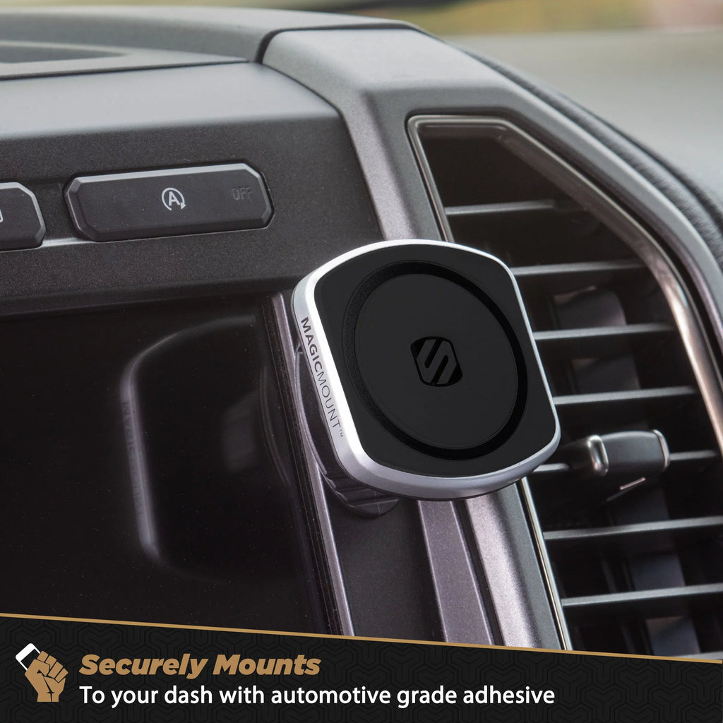 Scosche MP2ODVM-SP1 MagicMount Pro 2 Dash/Vent 4-in-1 Car Magnetic Phone Mount Kit
