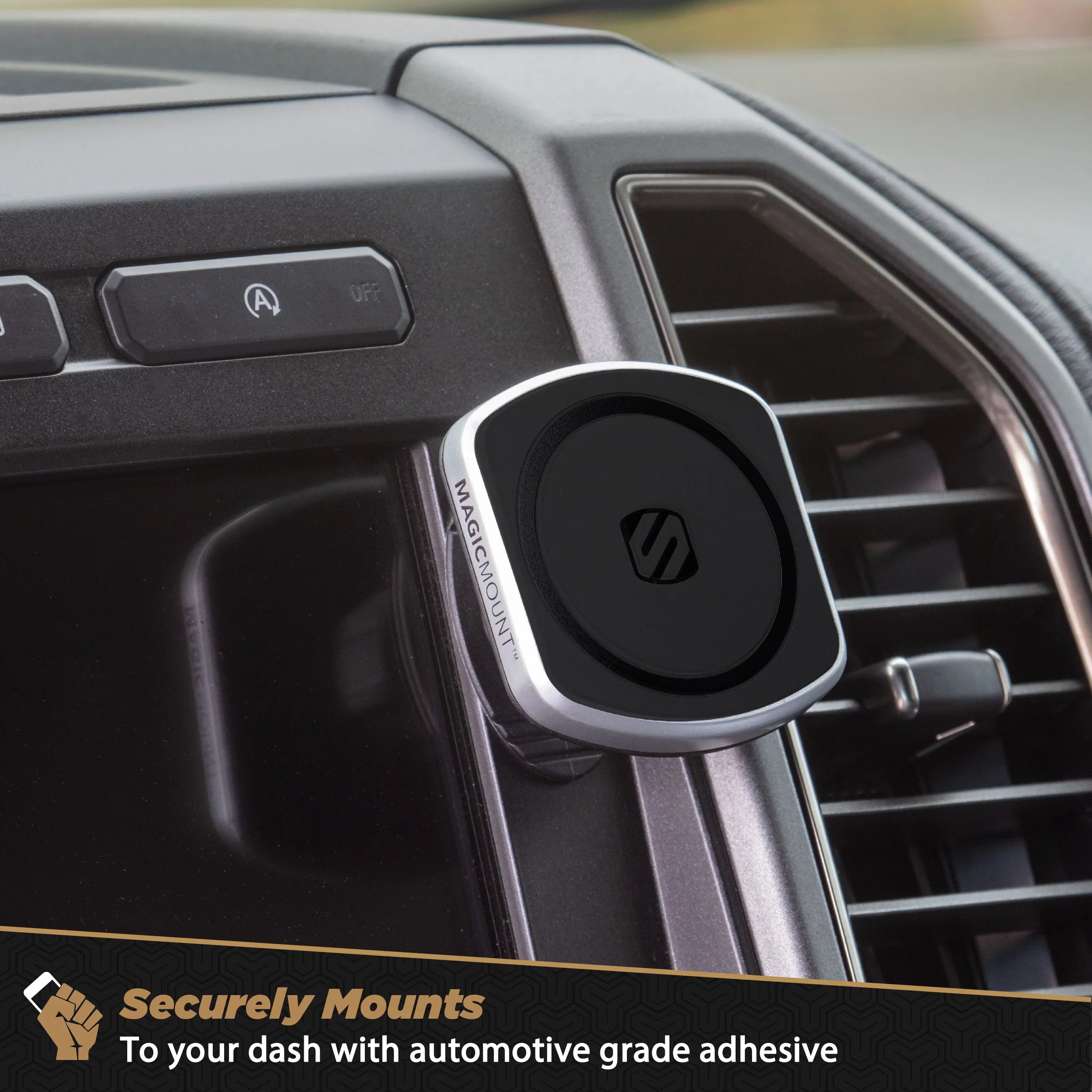 Scosche MP2ODVM-SP1 MagicMount Pro 2 Dash/Vent 4-in-1 Car Magnetic Phone Mount Kit