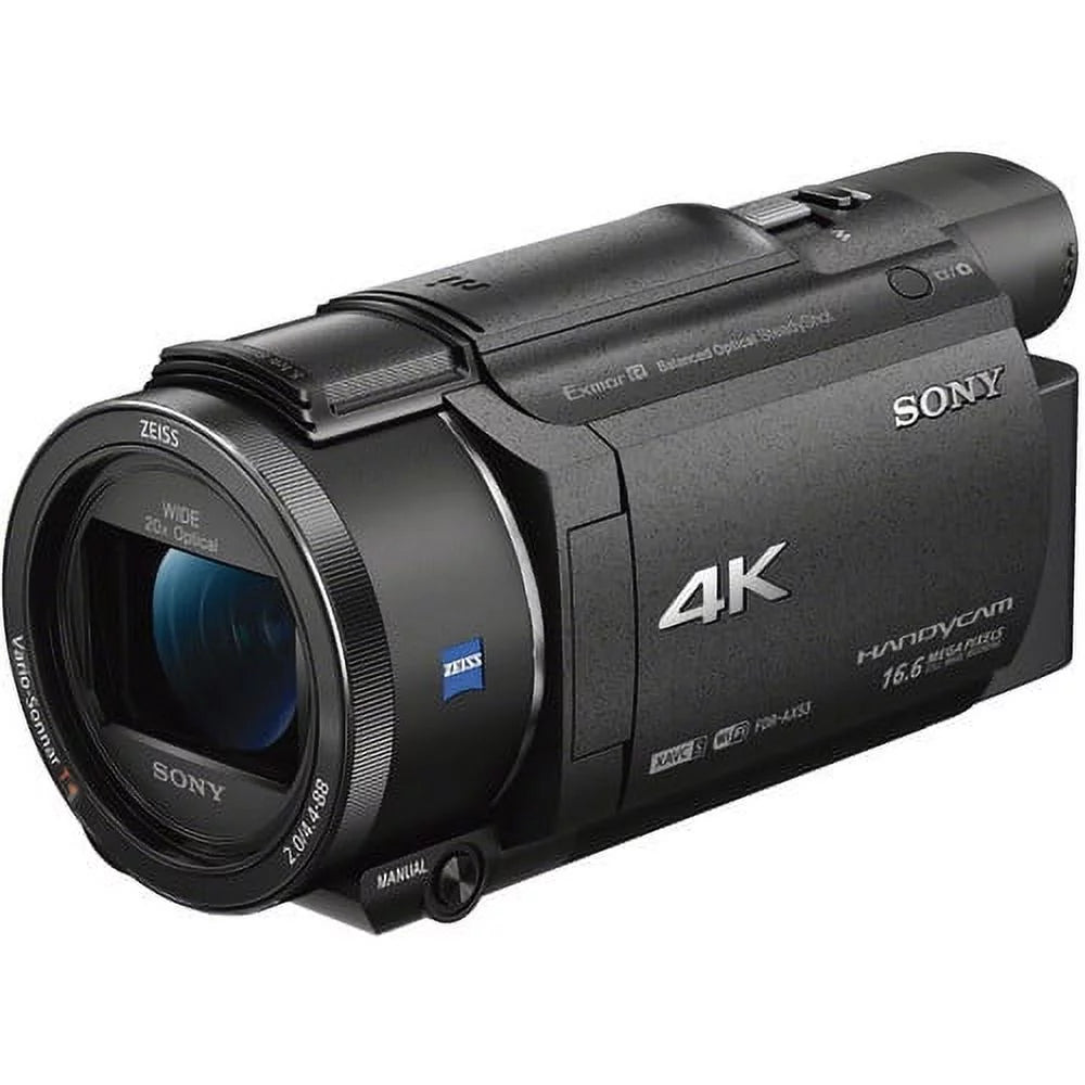 Sony FDR-AX53 4K Ultra HD Handycam Camcorder. Cinematographer Bundle