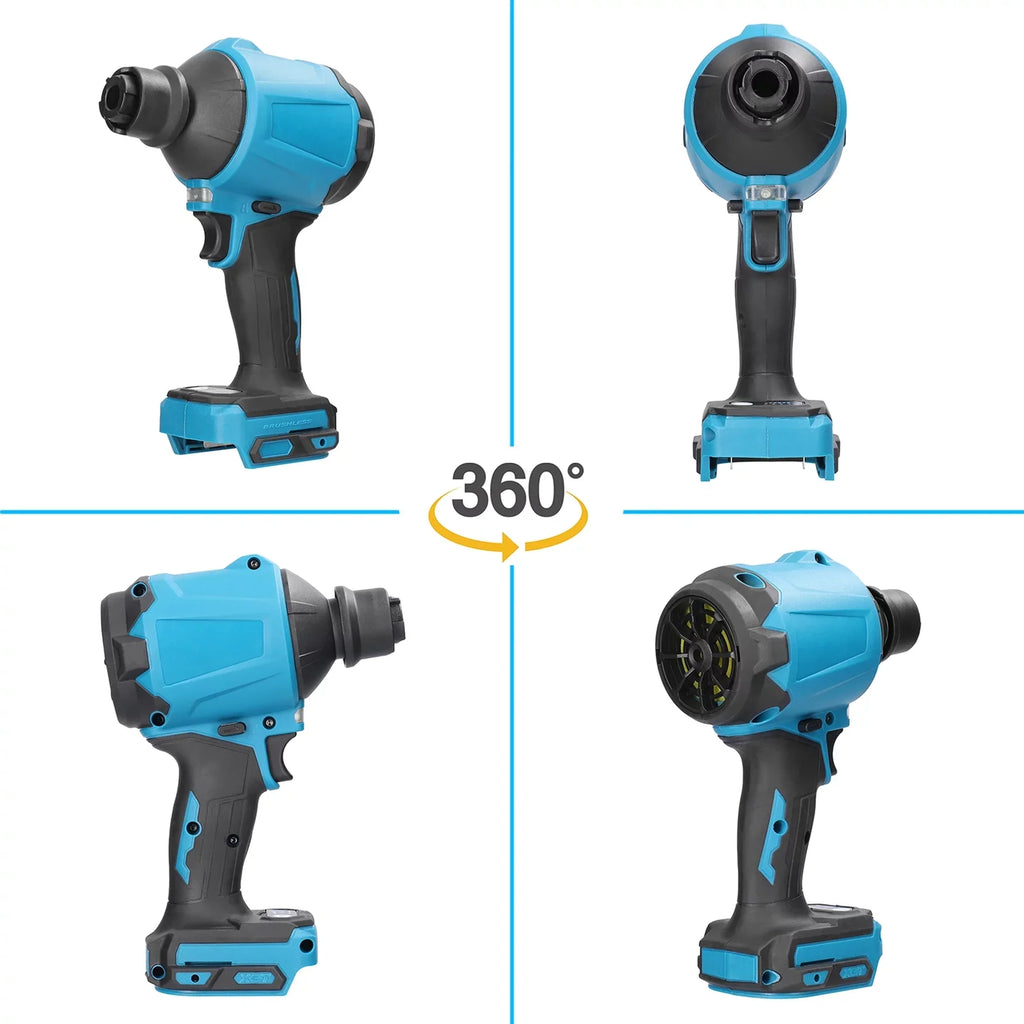 Spirastell Air Dust Machine,Fan Compatible Makita dsfen Inflator Cleanner Fan Air Inflator Cleanner Compatible Makita Battery PAPAPI HUIOP