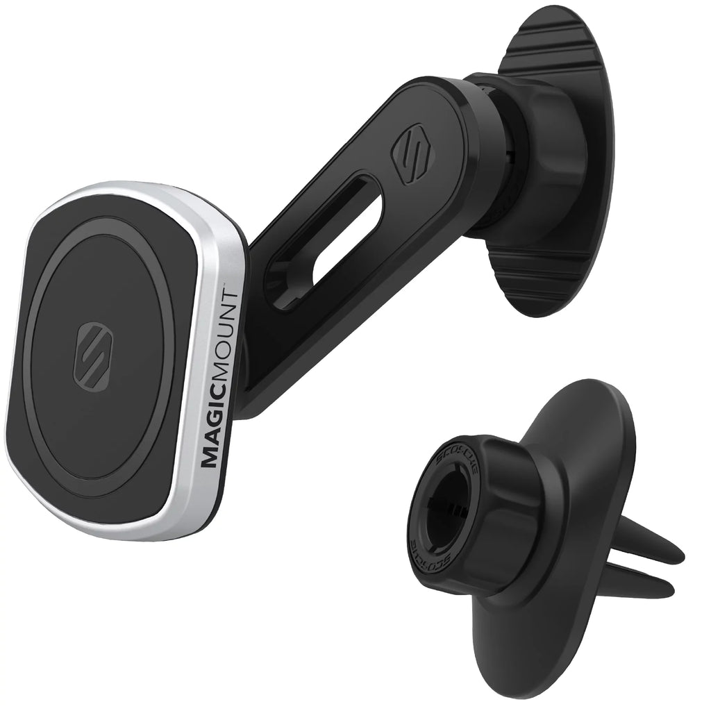 Scosche MP2ODVM-SP1 MagicMount Pro 2 Dash/Vent 4-in-1 Car Magnetic Phone Mount Kit