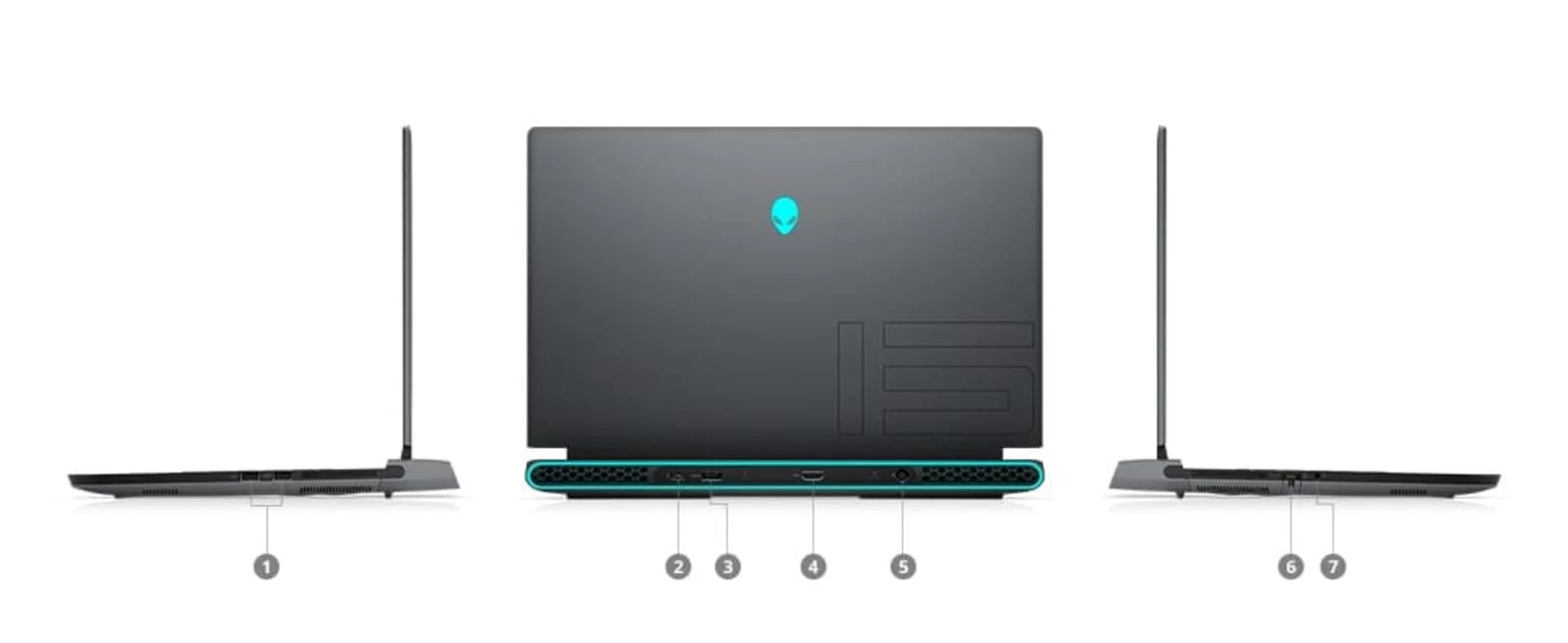 Restored Dell Alienware m15 R5 Ryzen Edition Gaming Laptop (2021) 15.6" FHD Core Ryzen 7 - 512GB SSD - 16GB RAM - RTX 3060 8 Cores @ 4.4 GHz - 12GB GDDR6 (Refurbished)
