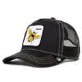 Goorin Bros. The Farm Unisex Original Adjustable Snapback Trucker Hat, Ebony (Queen Bee), One Size