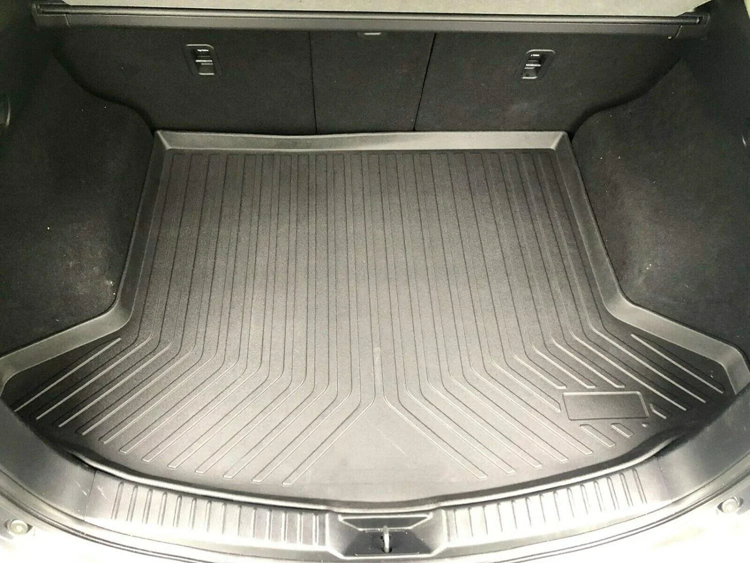 EACCESSORIES EA Cargo Liner – Trunk Mat for Mazda CX-5 CX5 2017-2023 – Weather-Resistant Trunk Mats for Cars with Raised Lip – Non-Slip Car Trunk Mat Rubber – Easy to Install – Laser Pre-Cut Design