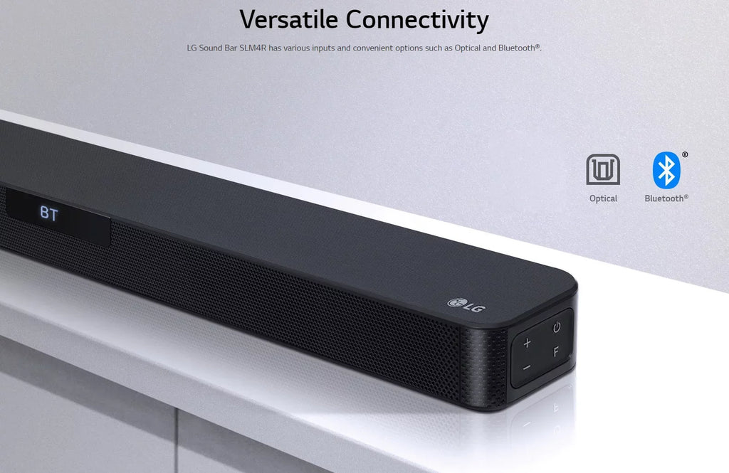 LG 4.1 Channel 420W Soundbar Surround System with Wireless Speakers - SLM4R
